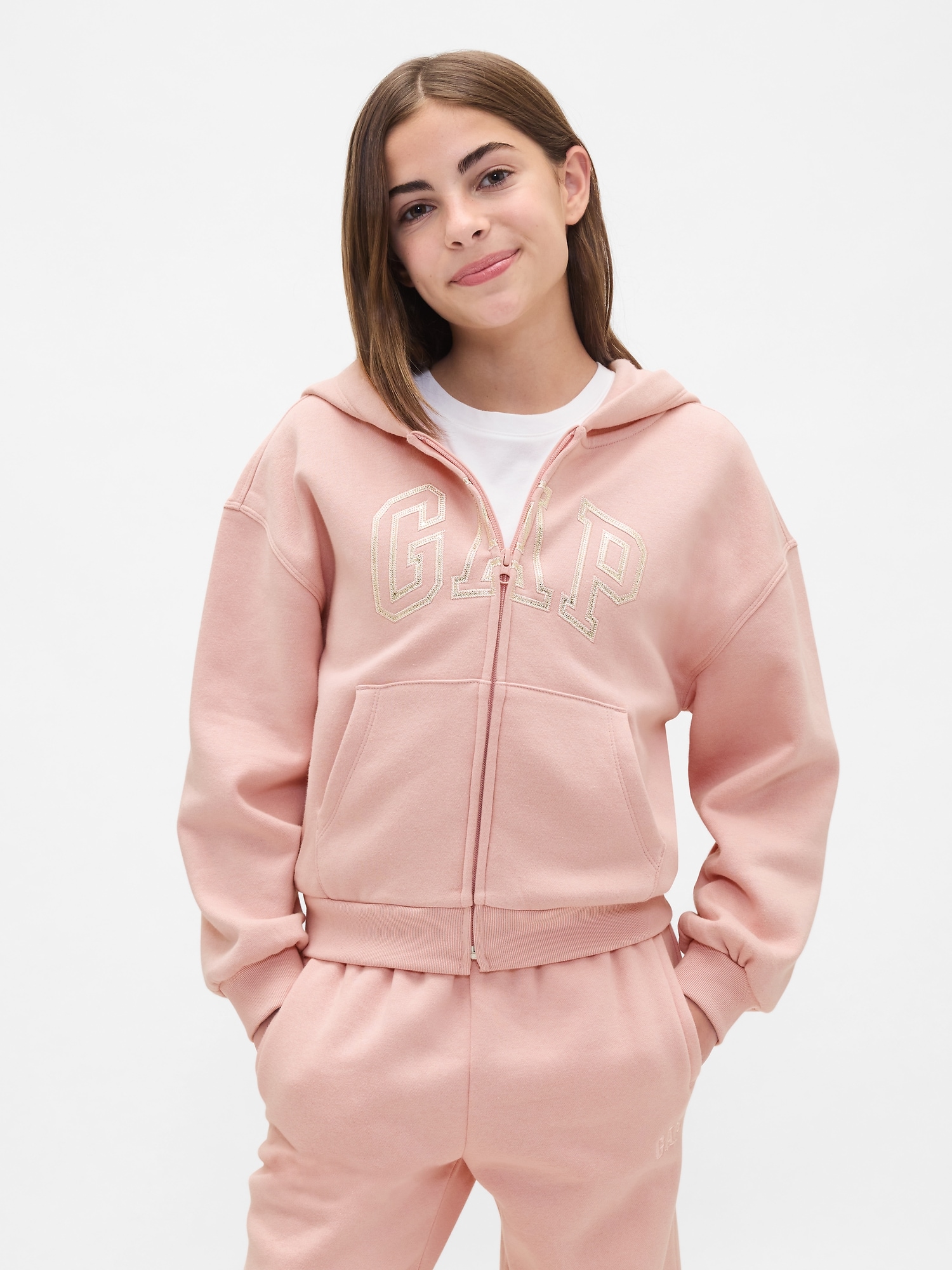 Gap ヴィンテージソフト GAPアーチロゴパーカー (キッズ) Gap ヴィンテージソフト GAPアーチロゴパーカー (キッズ)