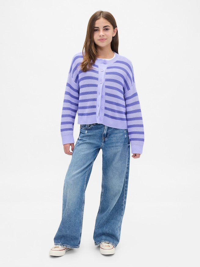 オーバーサイズ カーディガン (キッズ)-3