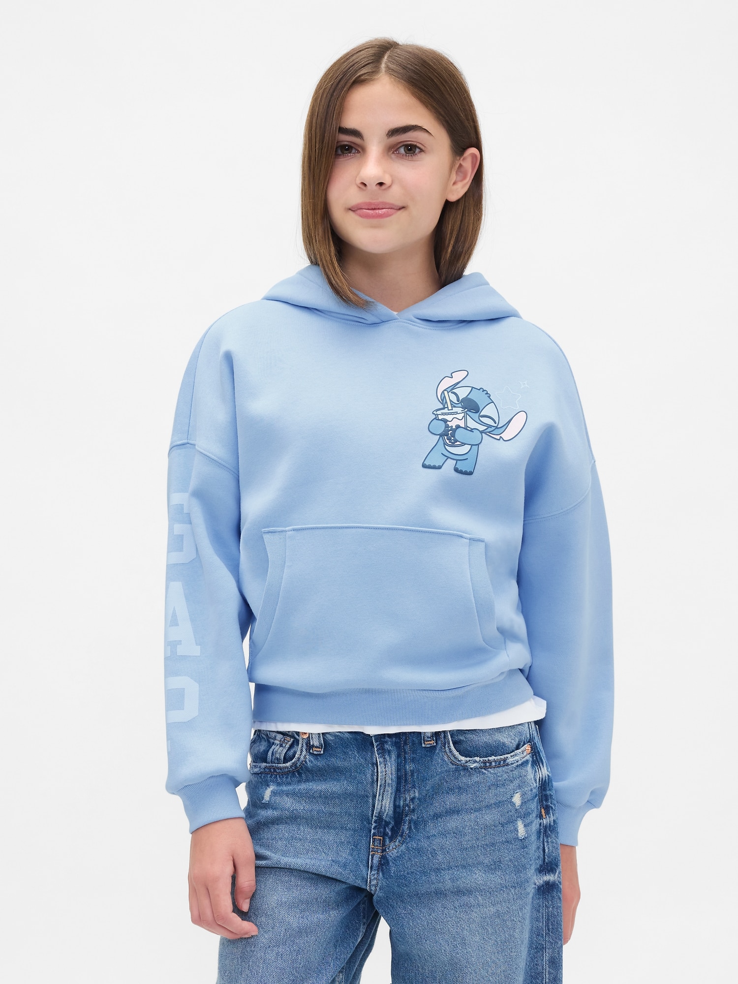 Gap Gap × ディズニー ヴィンテージソフト オーバーサイズパーカー (キッズ) Gap Gap × ディズニー ヴィンテージソフト オーバーサイズパーカー (キッズ)
