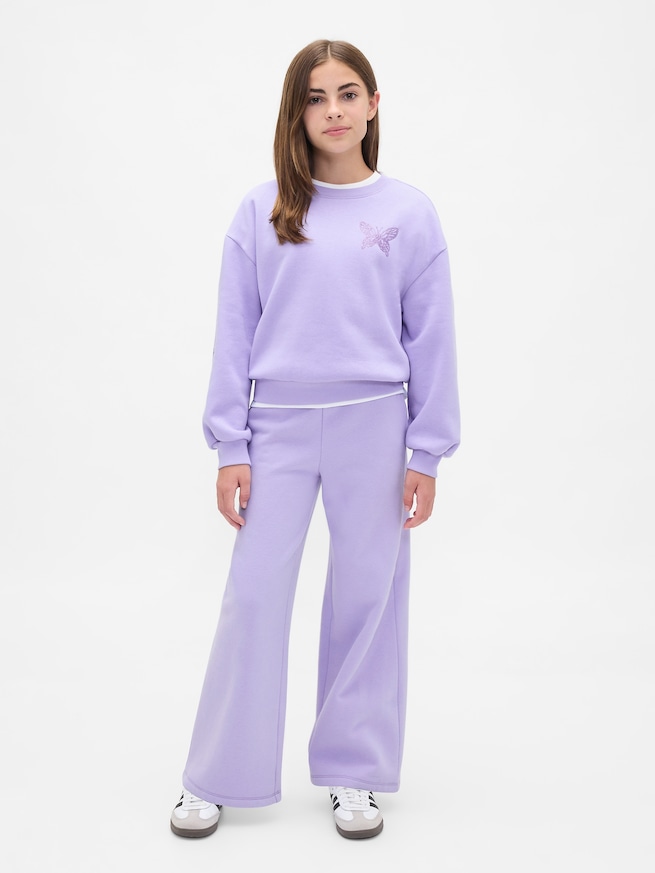 ヴィンテージソフト ドルマン スウェットシャツ (キッズ)-3