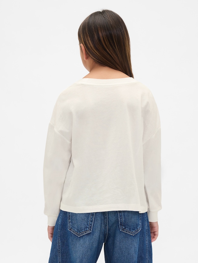 オーバーサイズ グラフィックTシャツ (キッズ)-2