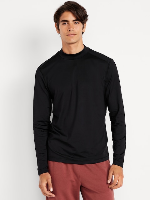 Mock-Neck Long-Sleeve Baselayer Top