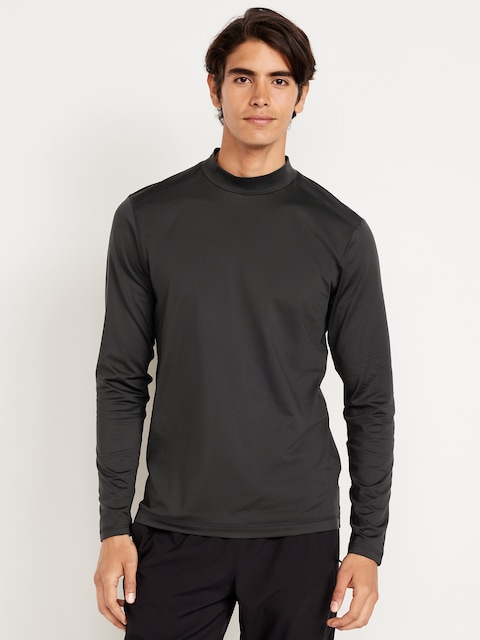 Mock-Neck Long-Sleeve Baselayer Top