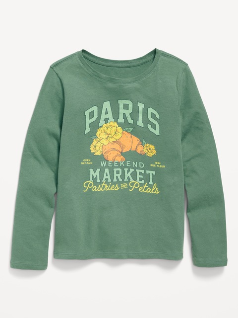Long-Sleeve Graphic T-Shirt for Girls