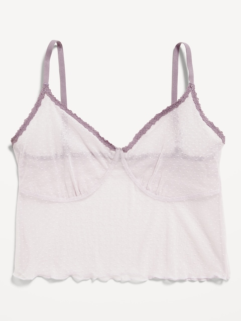Mesh Cami Bra