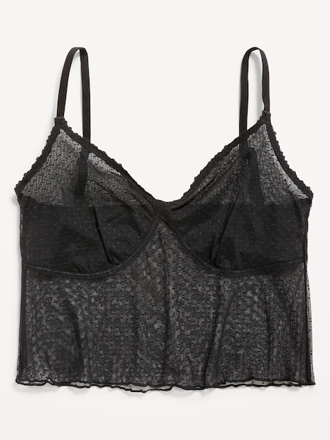 Mesh Cami Bra