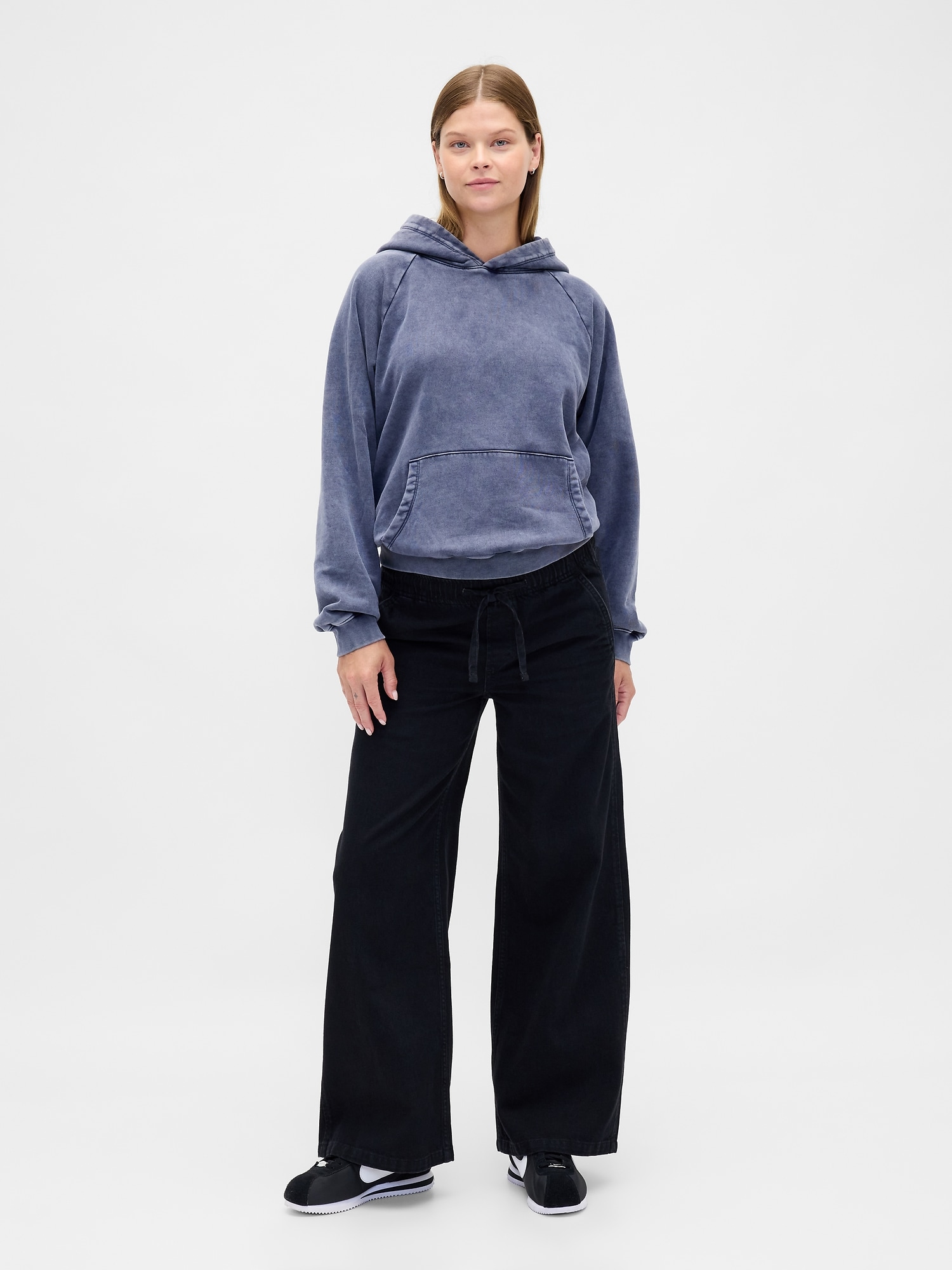 JEAN JAMBE LARGE CONFORT À PANNEAU INTÉGRAL DE MATERNITÉ