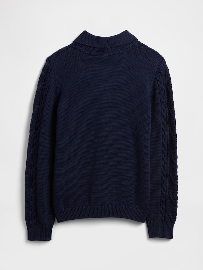 ケーブルニット カーディガン (キッズ)-1