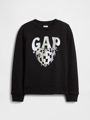 GAPロゴ グラフィック スウェットシャツ (キッズ)
