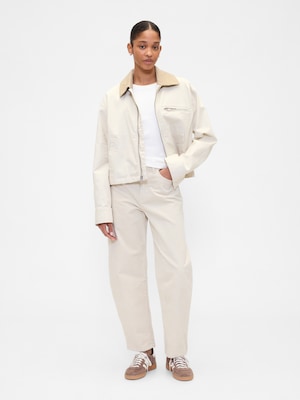 ハイライズ バレル コーデュロイパンツ