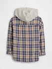 リラックス フード フランネルシャツ (キッズ)-1