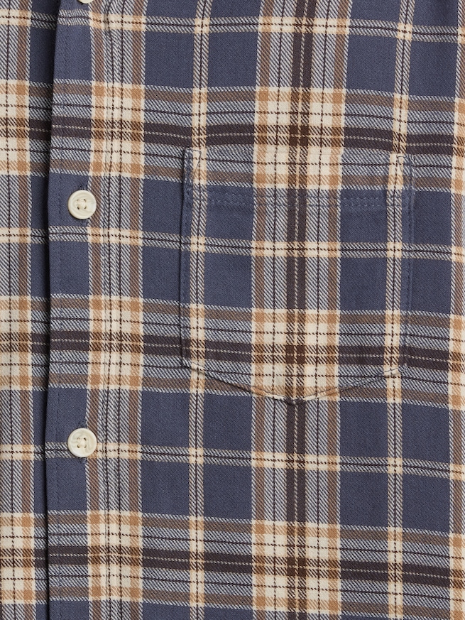 リラックス フード フランネルシャツ (キッズ)-2