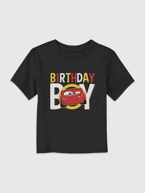 Disney McQueen Birthday Boy Graphic T-Shirt for Toddler