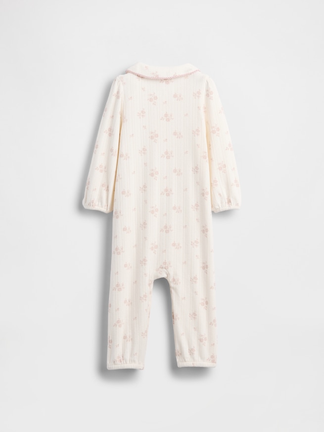 ソフトスパン ポインテール 足なし カバーオール (ベビー)-1