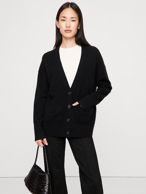 CARDIGAN BOYFRIEND EN CACHEMIRE