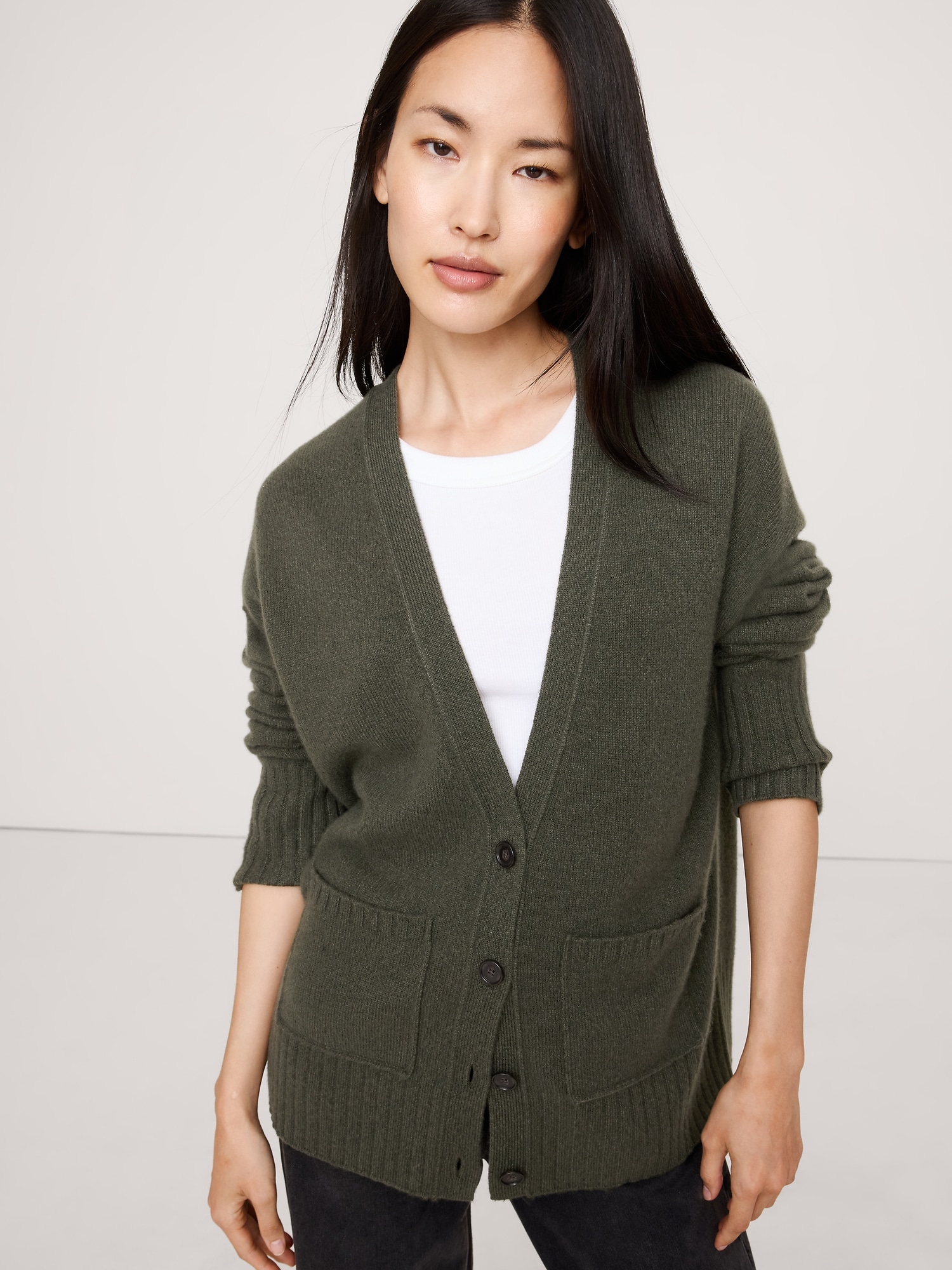 Boyfriend Cashmere Cardigan