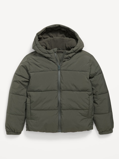 Water-Resistant Puffer Jacket for Boys