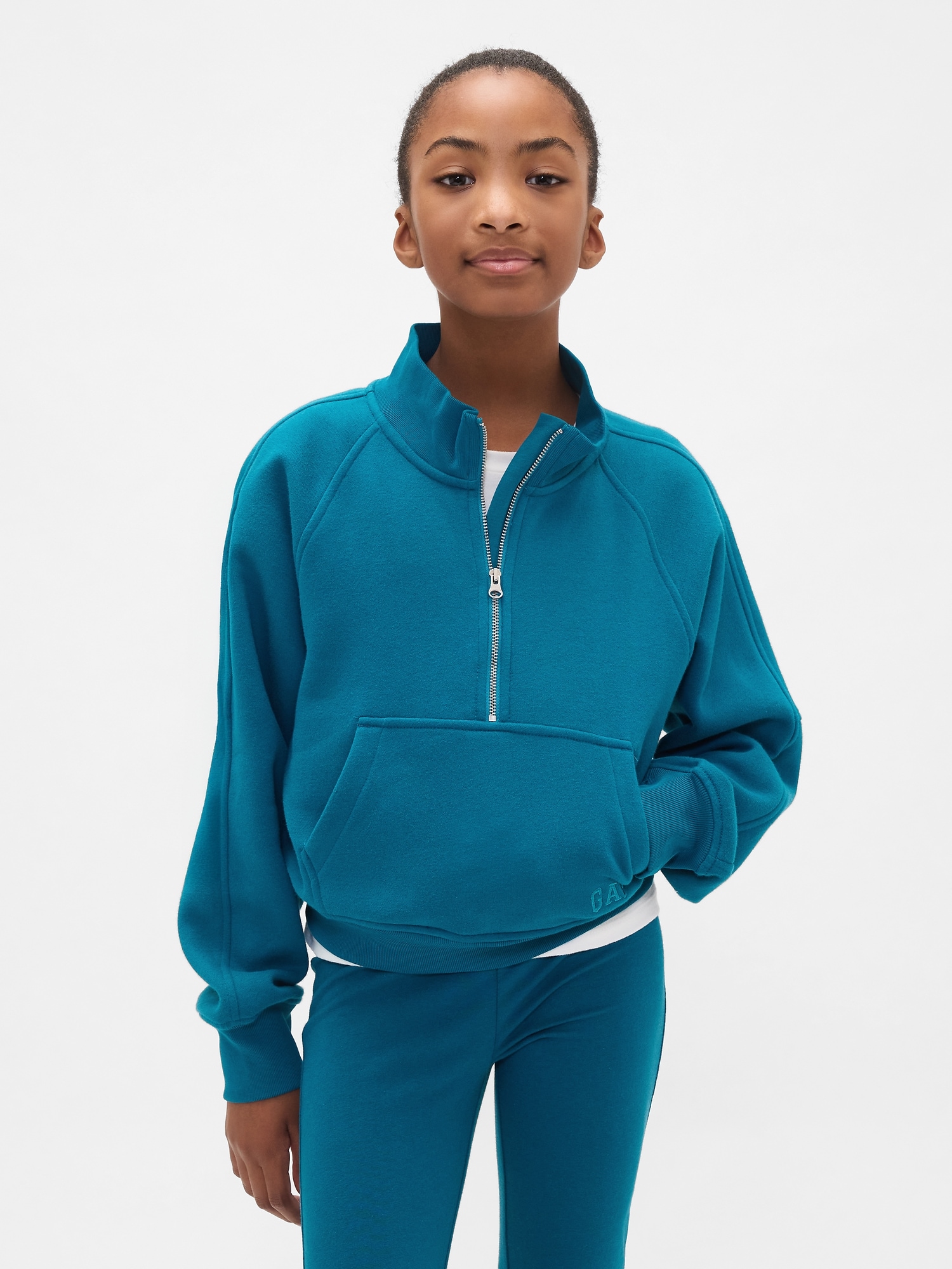 Gap ヴィンテージソフト ハーフジップ プルオーバー (キッズ) Gap ヴィンテージソフト ハーフジップ プルオーバー (キッズ)