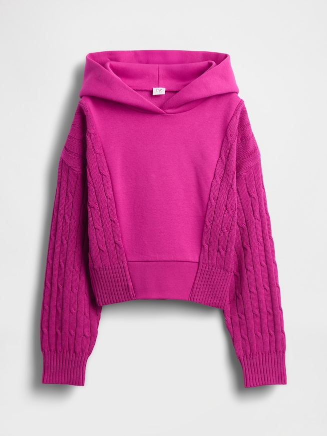 ヴィンテージソフト ミックスメディア パーカー (キッズ)-1