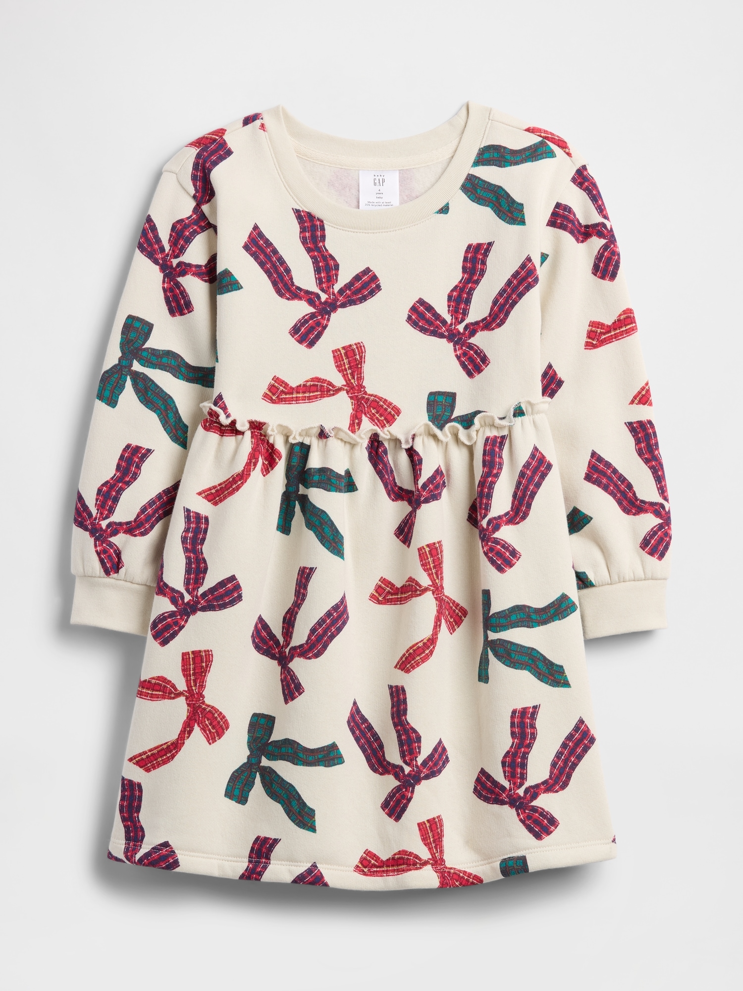 babyGap Print Sweatshirt Dress