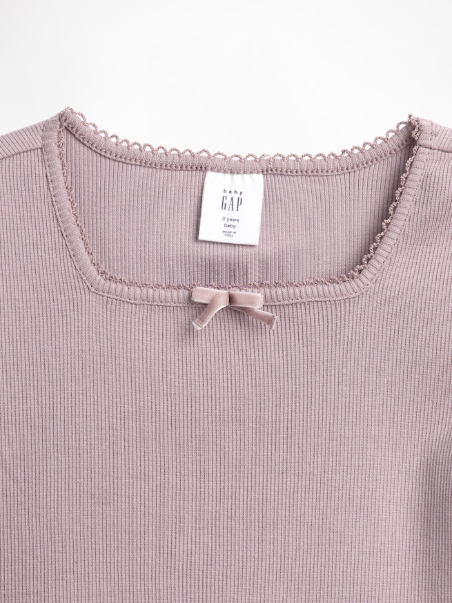 リブ＆チュール コーデセット (幼児・ベビー)-3