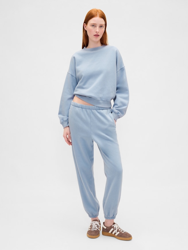 ヴィンテージソフト ウェッジ クルーネック スウェットシャツ-3