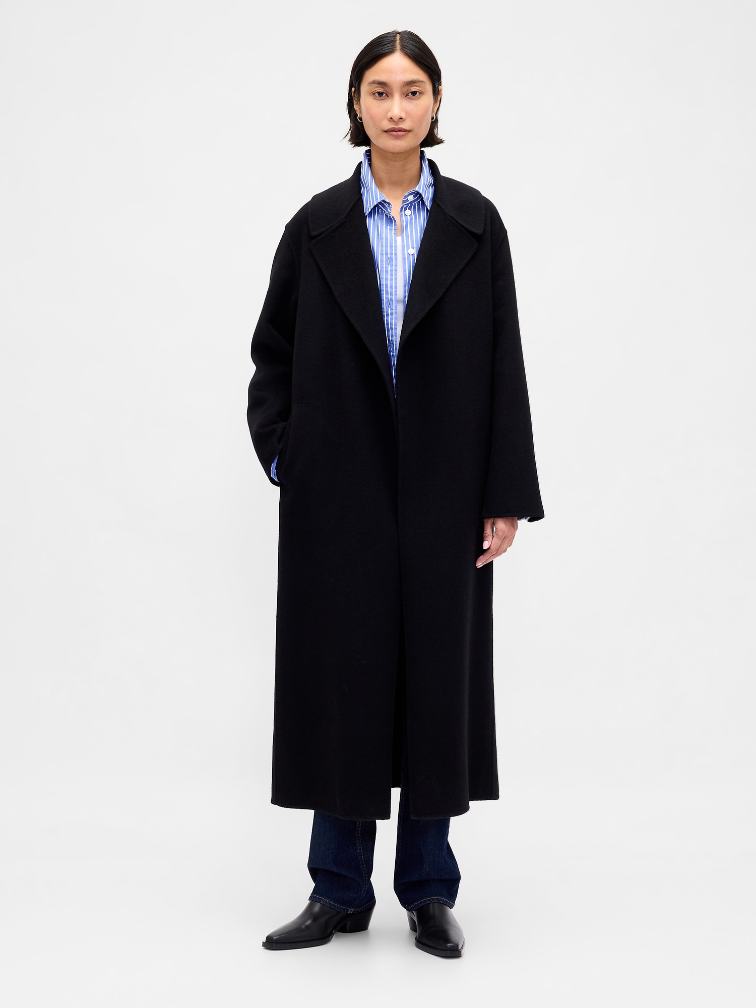 Gap ウールブレンド ラップコート Gap ウールブレンド ラップコート