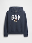 GapKids × ディズニー ミッキーマウス リラックスフィット GAPロゴパーカー-0