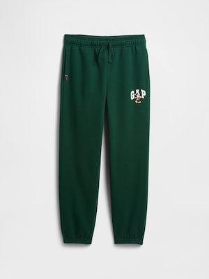 GapKids × ディズニー ミッキーマウス リラックスフィット GAPロゴ ジョガーパンツ