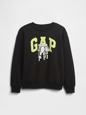 GapKids | スター・ウォーズ™ リラックスフィット GAPロゴ スウェットシャツ