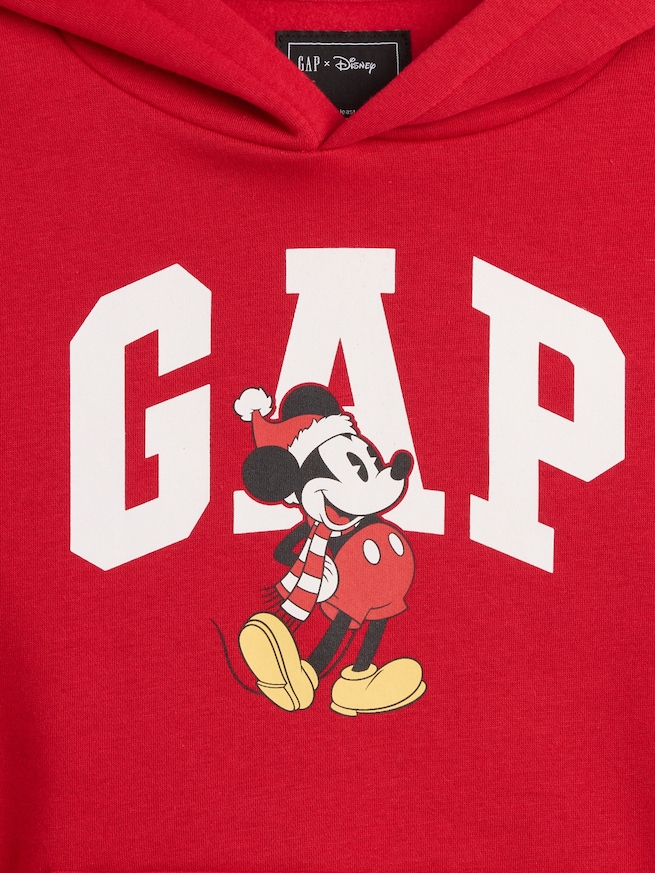 GapKids × ディズニー ミッキーマウス リラックスフィット GAPロゴパーカー-2