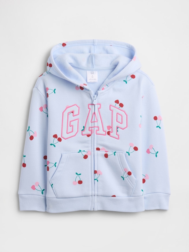 babyGap GAPロゴ ジップアップパーカー-0