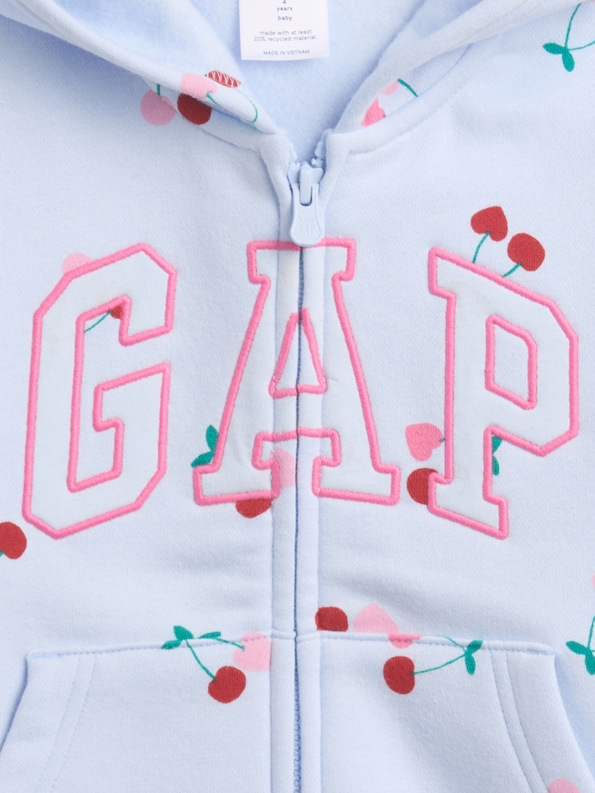 babyGap GAPロゴ ジップアップパーカー-2