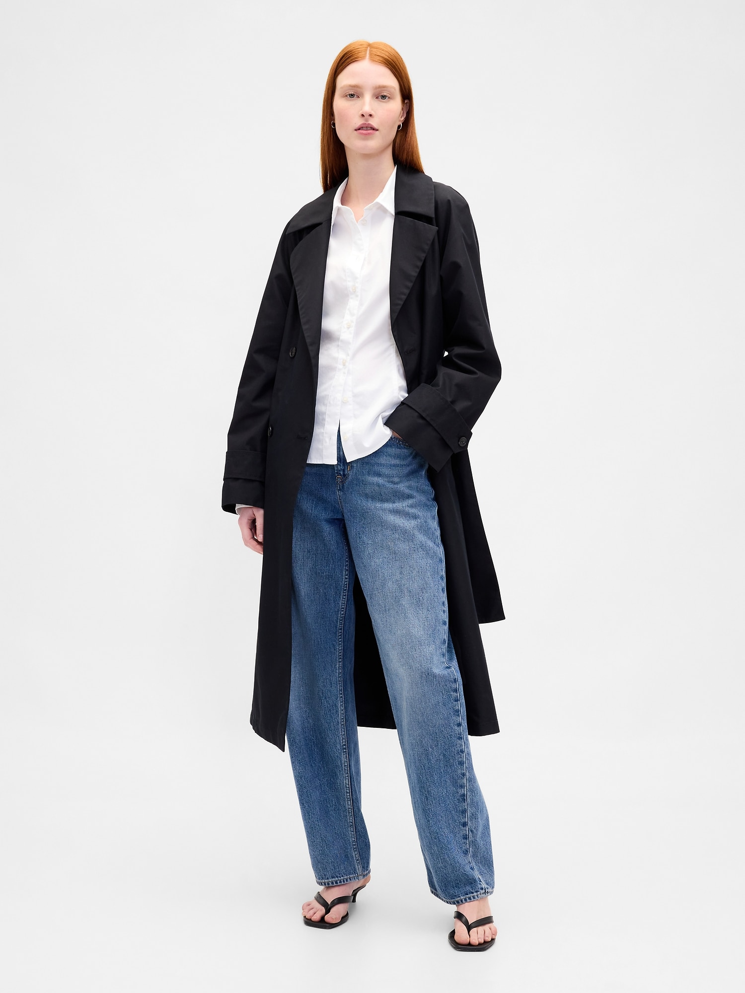 Organic Cotton Poplin Dolman Classic Shirt