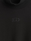 NAPロゴ モックネック クロップド スウェットシャツ-2