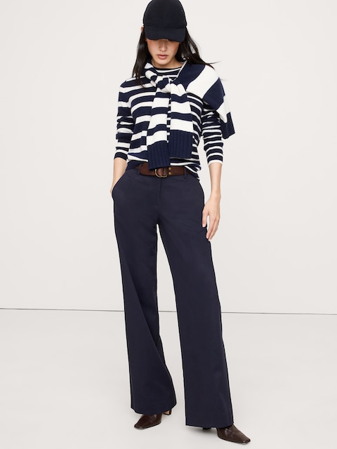 LE PANTALON À JAMBE LARGE DE TOUS LES JOURS