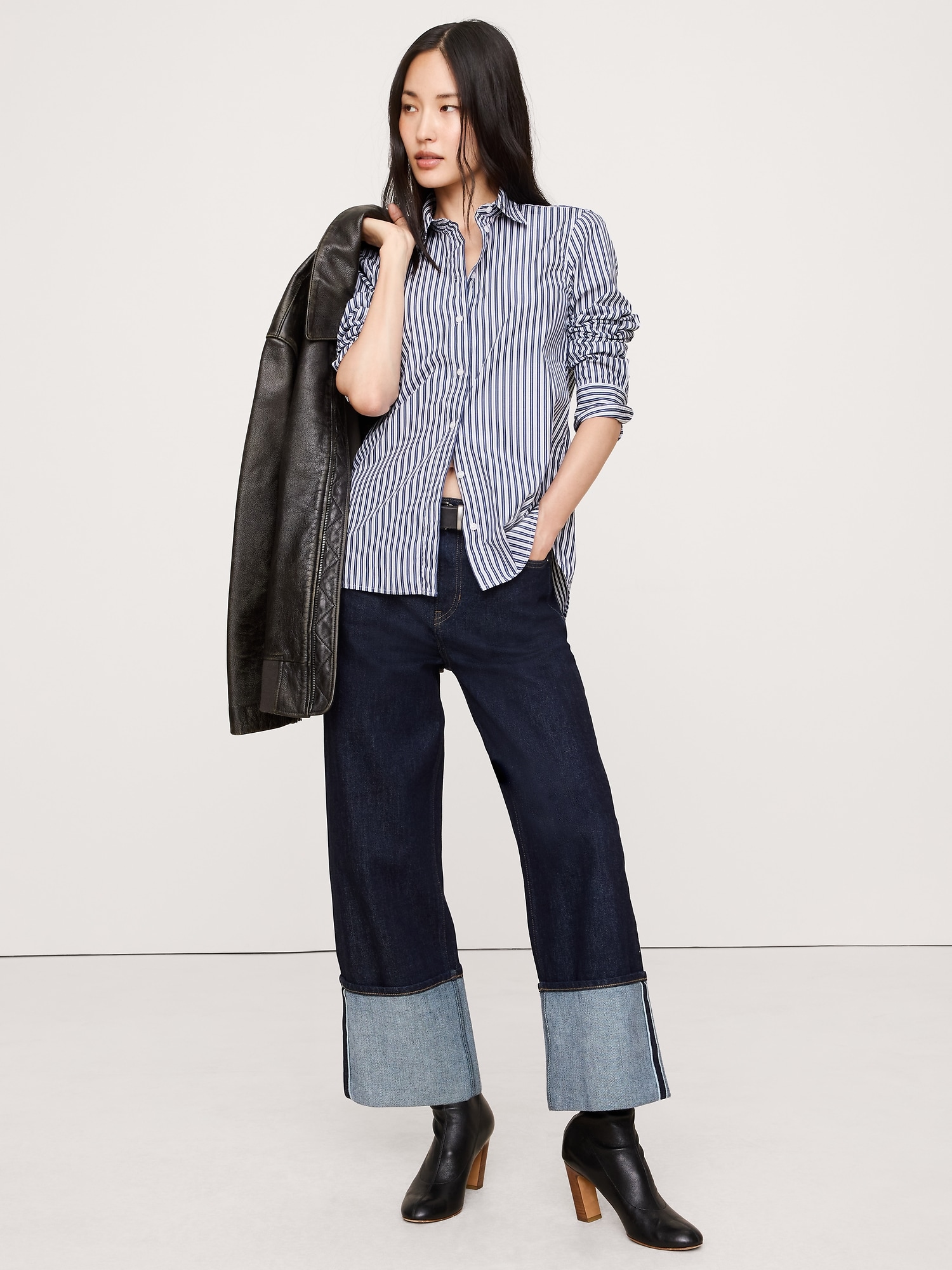 The Everyday Shirt in Cotton Poplin