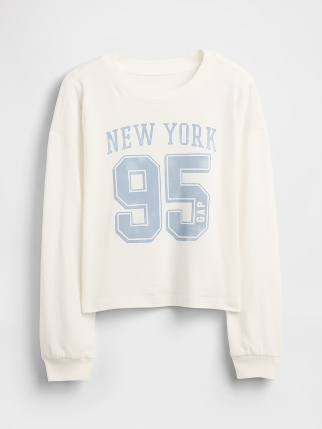 オーバーサイズ グラフィックTシャツ (キッズ)-1