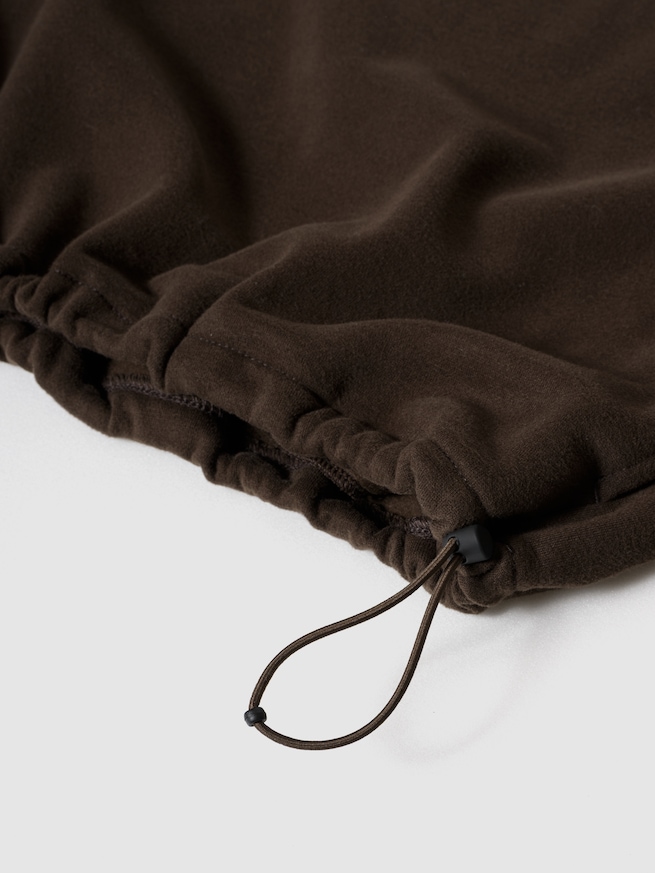 ビンテージソフト オーバーサイズ GAPロゴ 1/4ジップアッププルオーバー-5