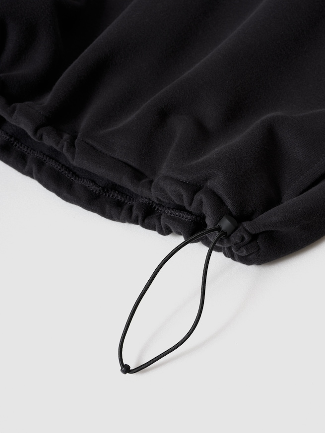 ビンテージソフト オーバーサイズ GAPロゴ 1/4ジップアッププルオーバー-5