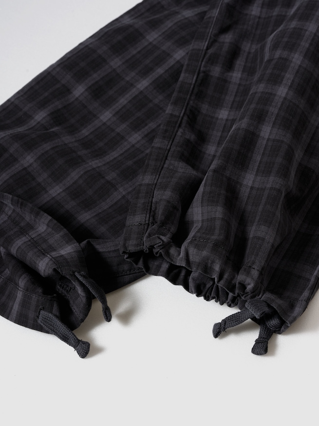 プレイド タック入りパンツ-6