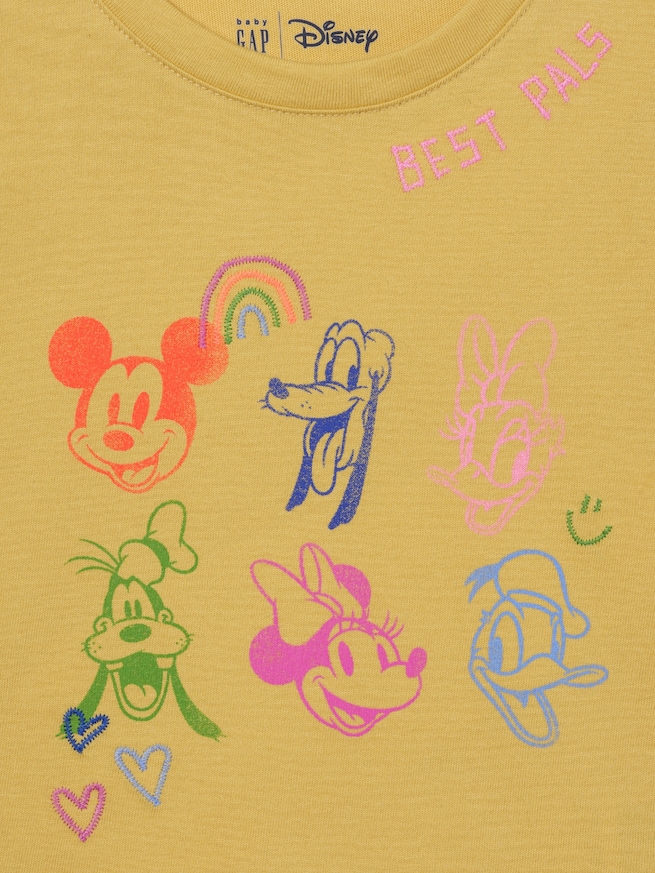 Gap &times; ディズニー ラッフルフリル袖 Tシャツ (幼児・ベビー)-2