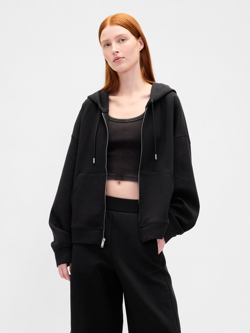 GapFit オーバーサイズ ジップアップパーカー