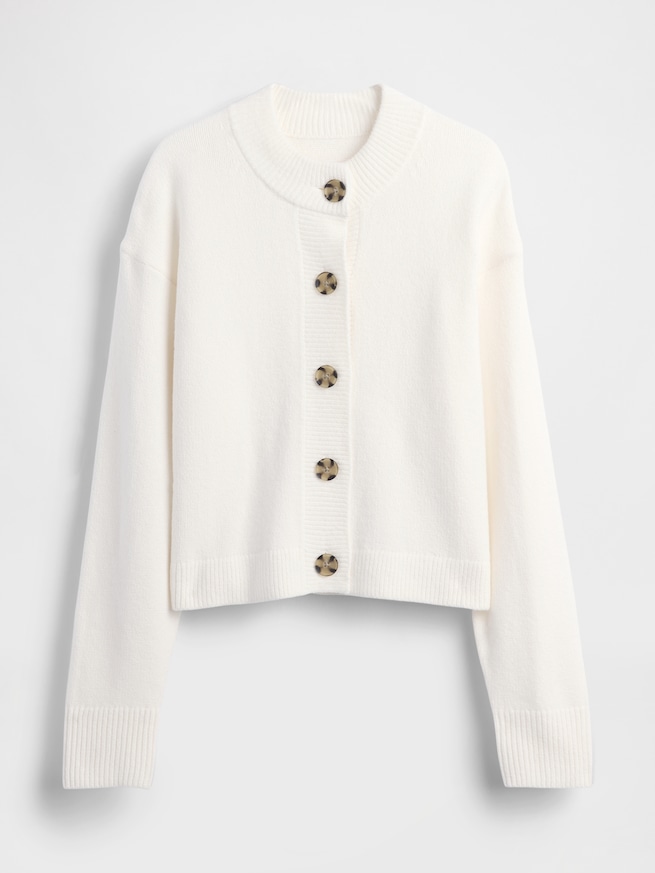 CashSoft カシミヤタッチ オーバーサイズ チャンキー カーディガン-4