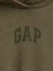 ヴィンテージソフト GAPアーチロゴ クロップドパーカー-3
