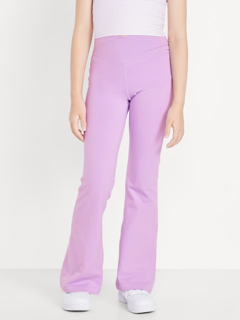 LEGGING POWERCHILL JAMBE ÉVASÉE À TAILLE HAUTE CROISÉE POUR FILLE