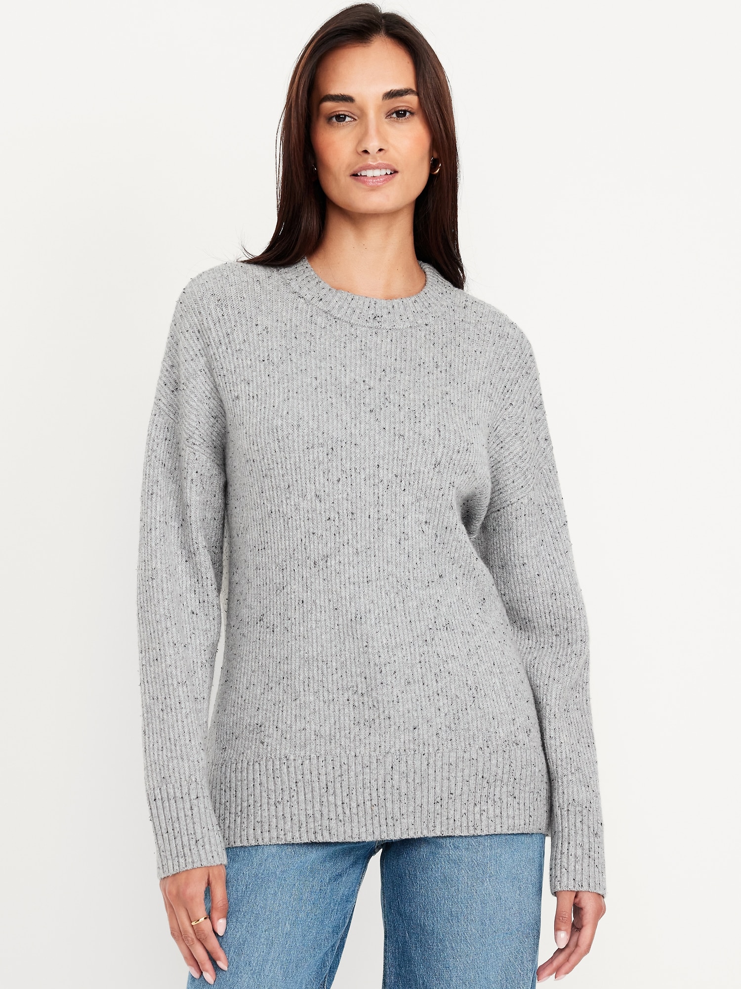 SoSoft Crew-Neck Tunic Sweater