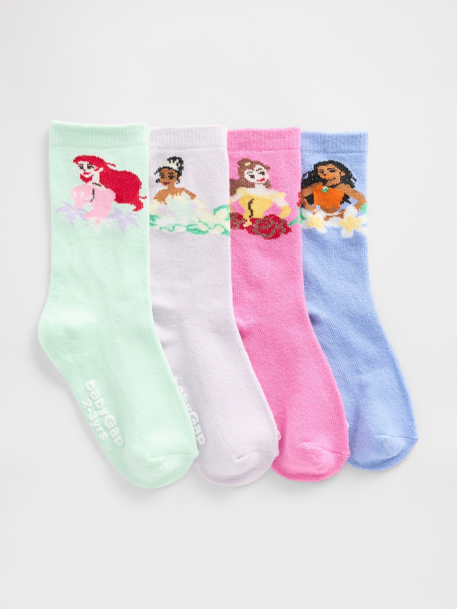 Babygap × disney crew socks (4-pack)