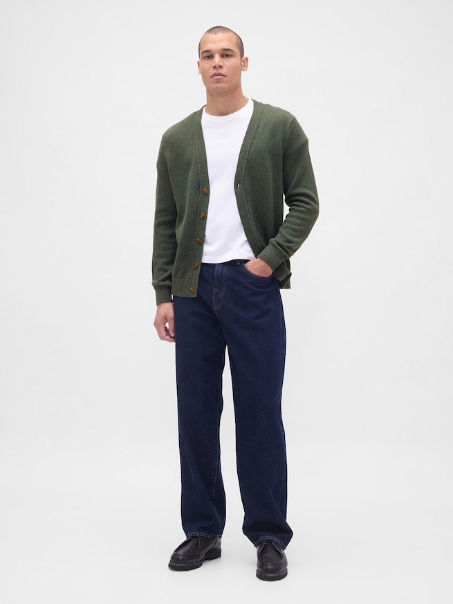 クラシック ニットカーディガン-1