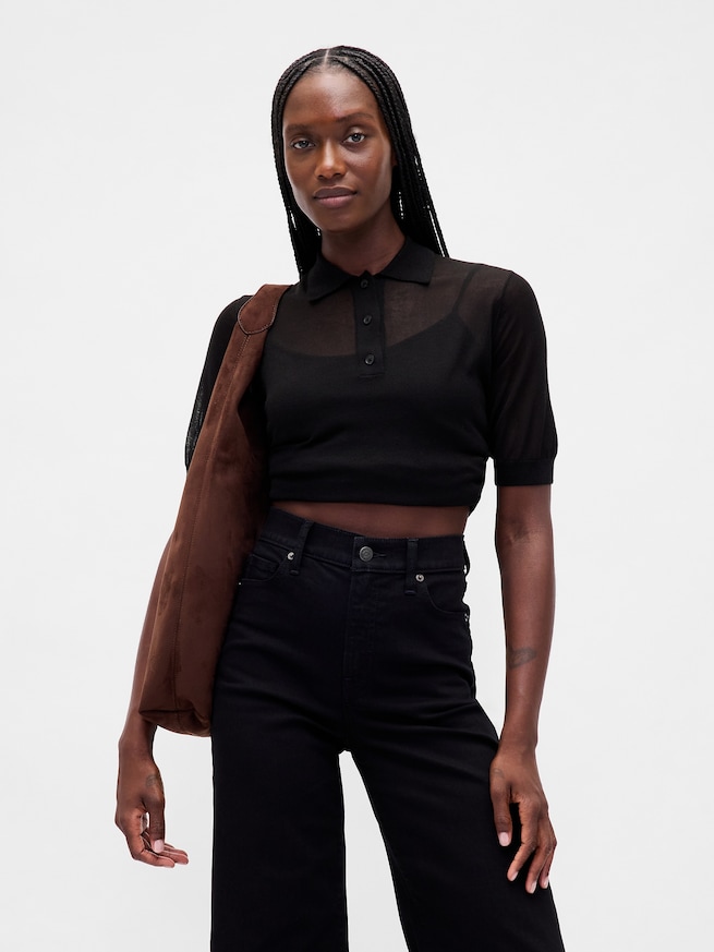 ヴィーガン スエード スラウチー トートバッグ-1